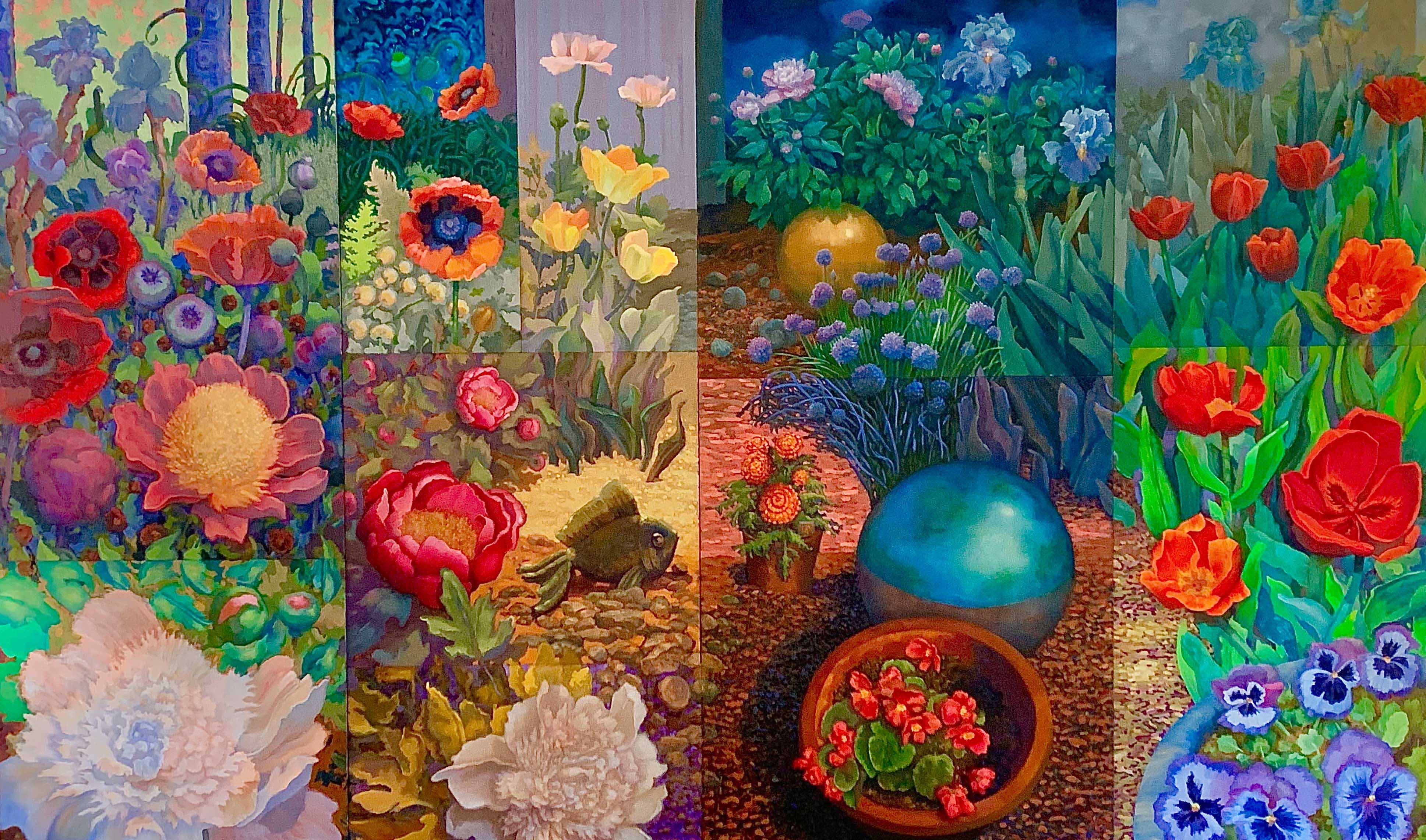 Big Garden Painting